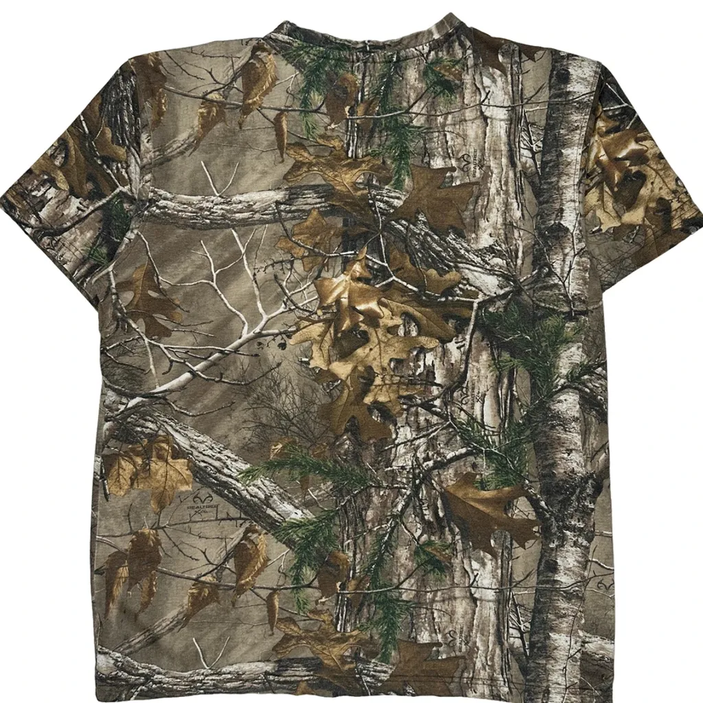 Realtree Buckhorn River Camo T-Shirt - XL Camo Cotton Blend - Image 6