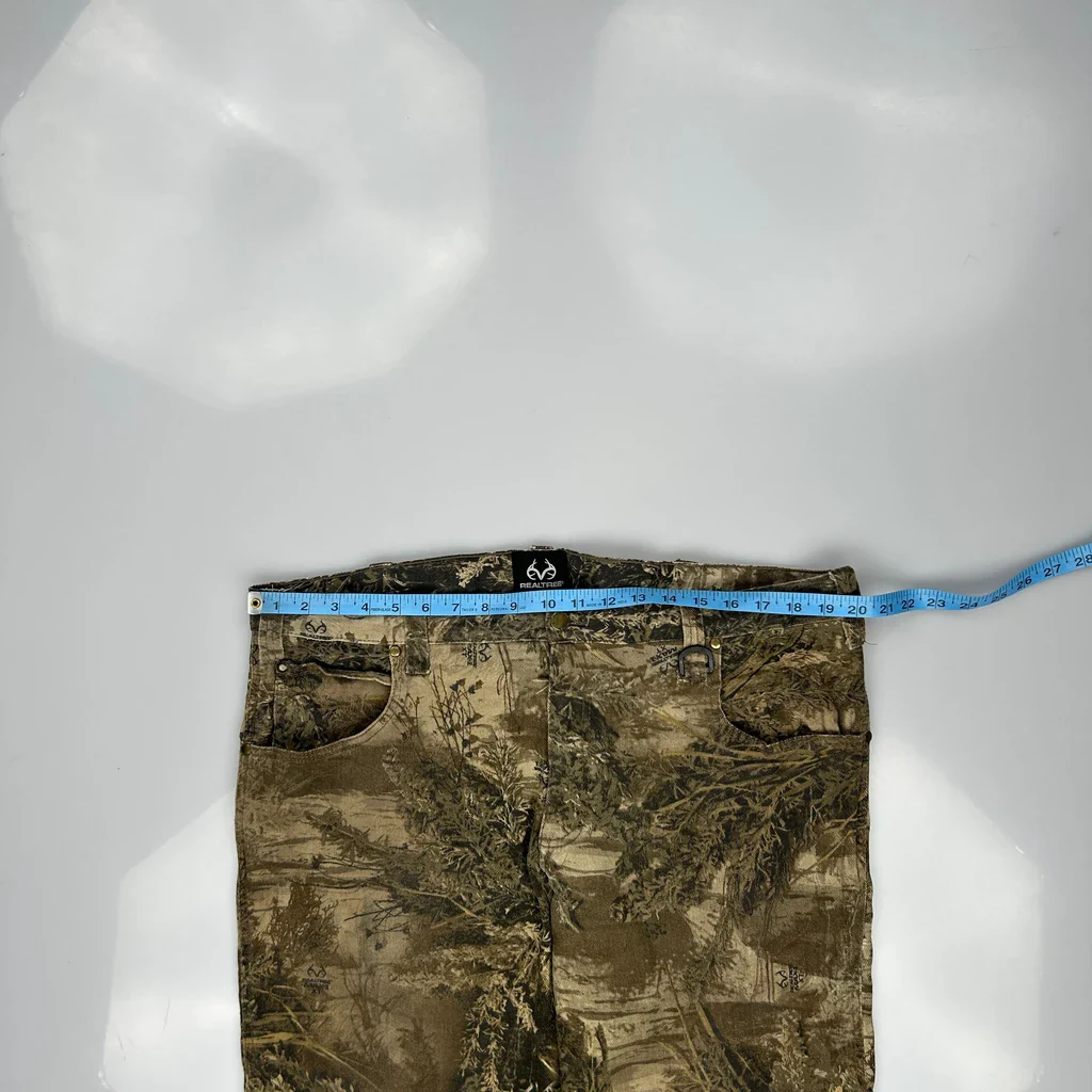 Realtree Camo Cargo Trousers - 38W 31L Brown Cotton - Image 3