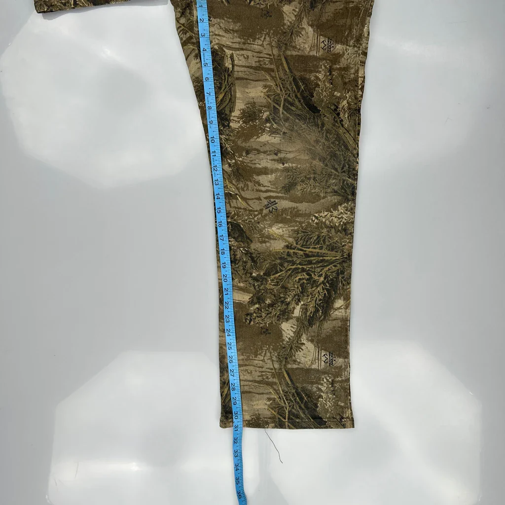 Realtree Camo Cargo Trousers - 38W 31L Brown Cotton - Image 5