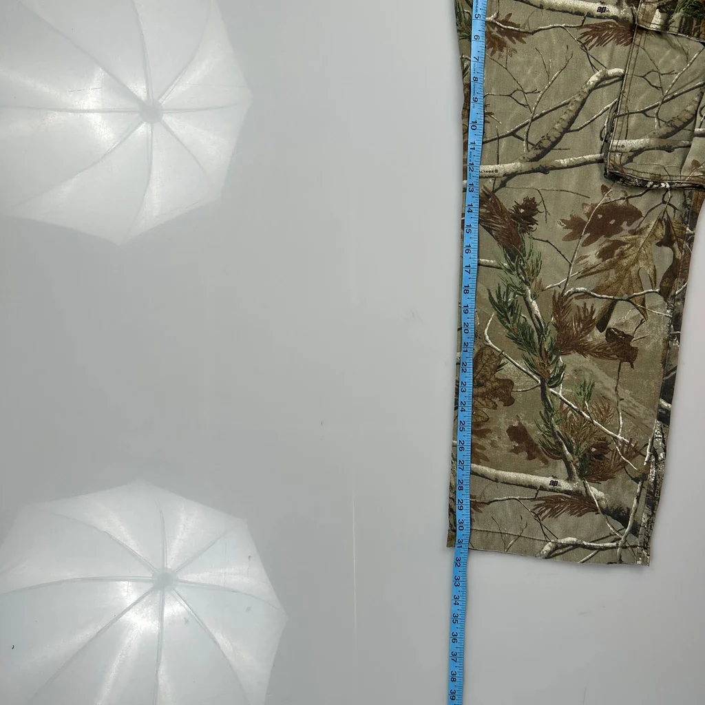 Realtree Cargo Trousers - 36W 31L Camo Cotton - Image 5