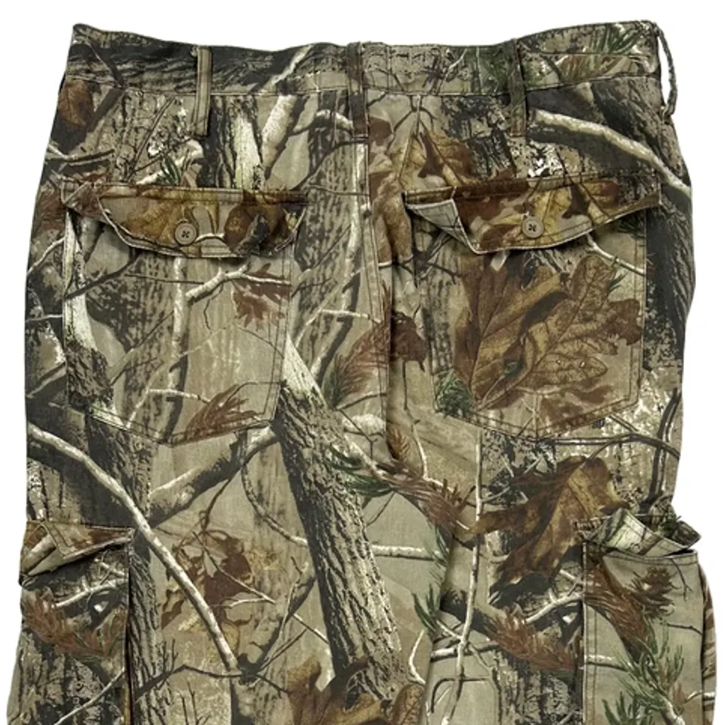 Realtree Cargo Trousers - 36W 31L Camo Cotton - Image 7