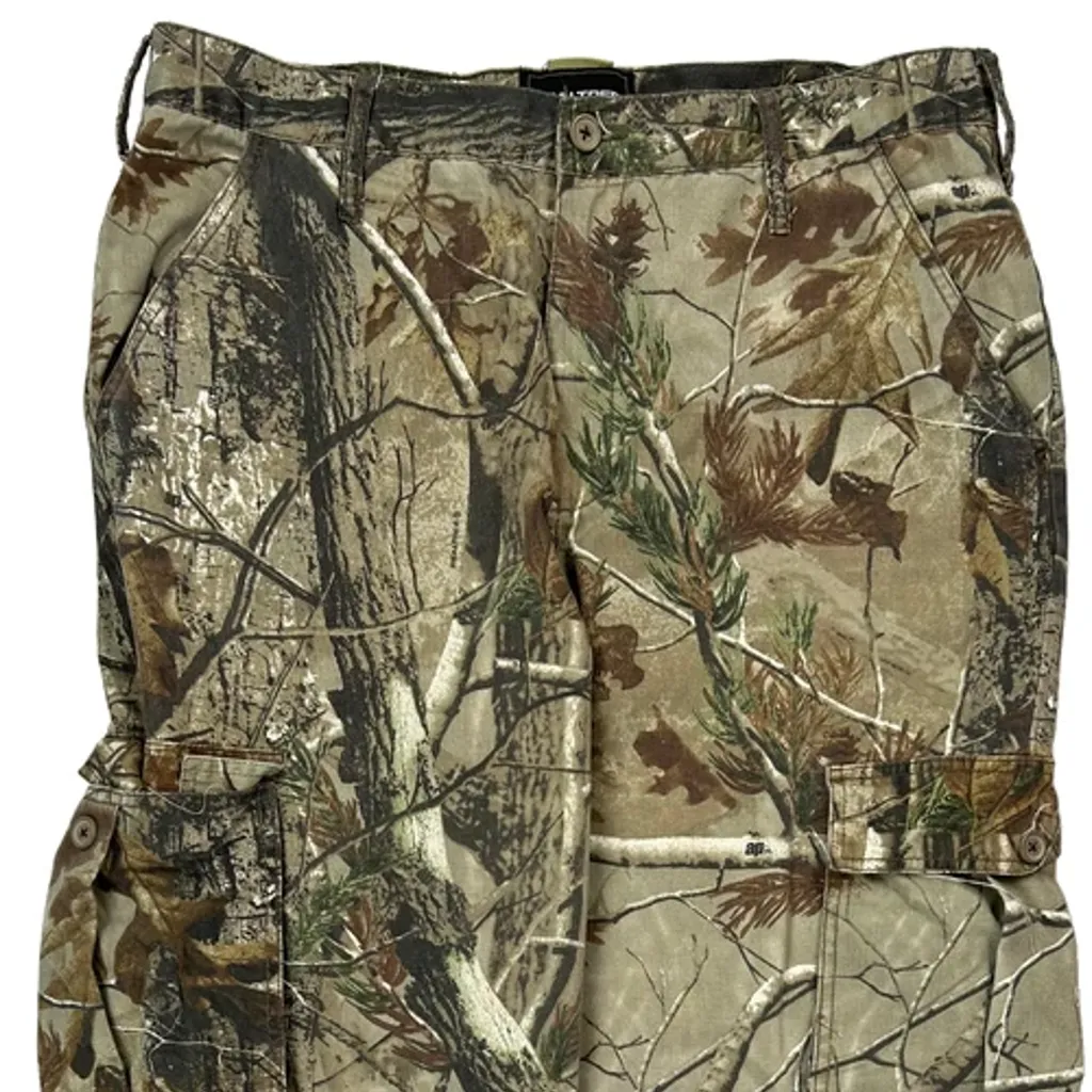 Realtree Cargo Trousers - 36W 31L Camo Cotton - Image 8