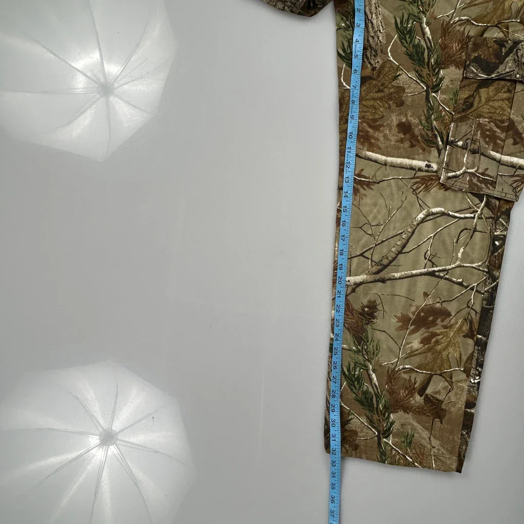 Realtree Cargo Trousers - 38W 32L Camo Cotton Blend - Image 5
