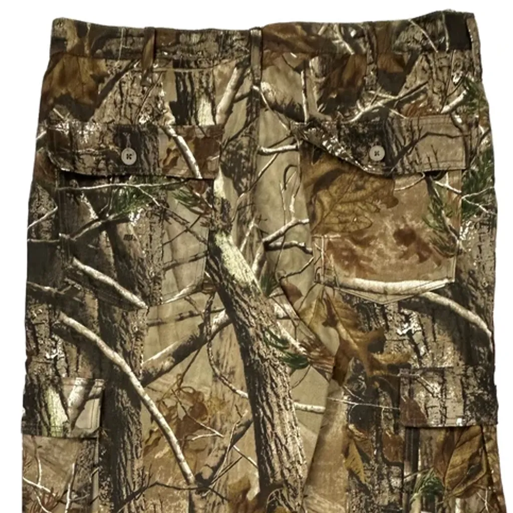 Realtree Cargo Trousers - 38W 32L Camo Cotton Blend - Image 8