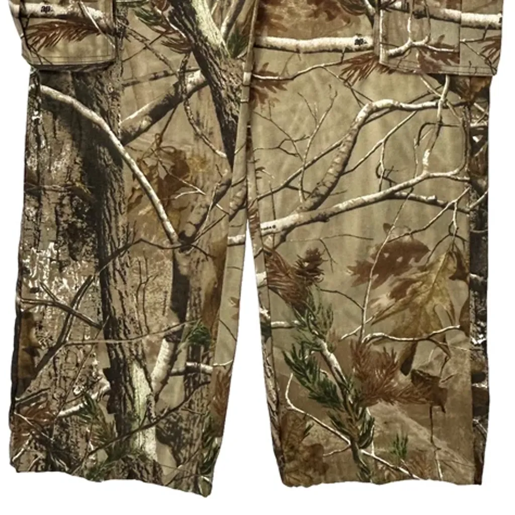 Realtree Cargo Trousers - 38W 32L Camo Cotton Blend - Image 9
