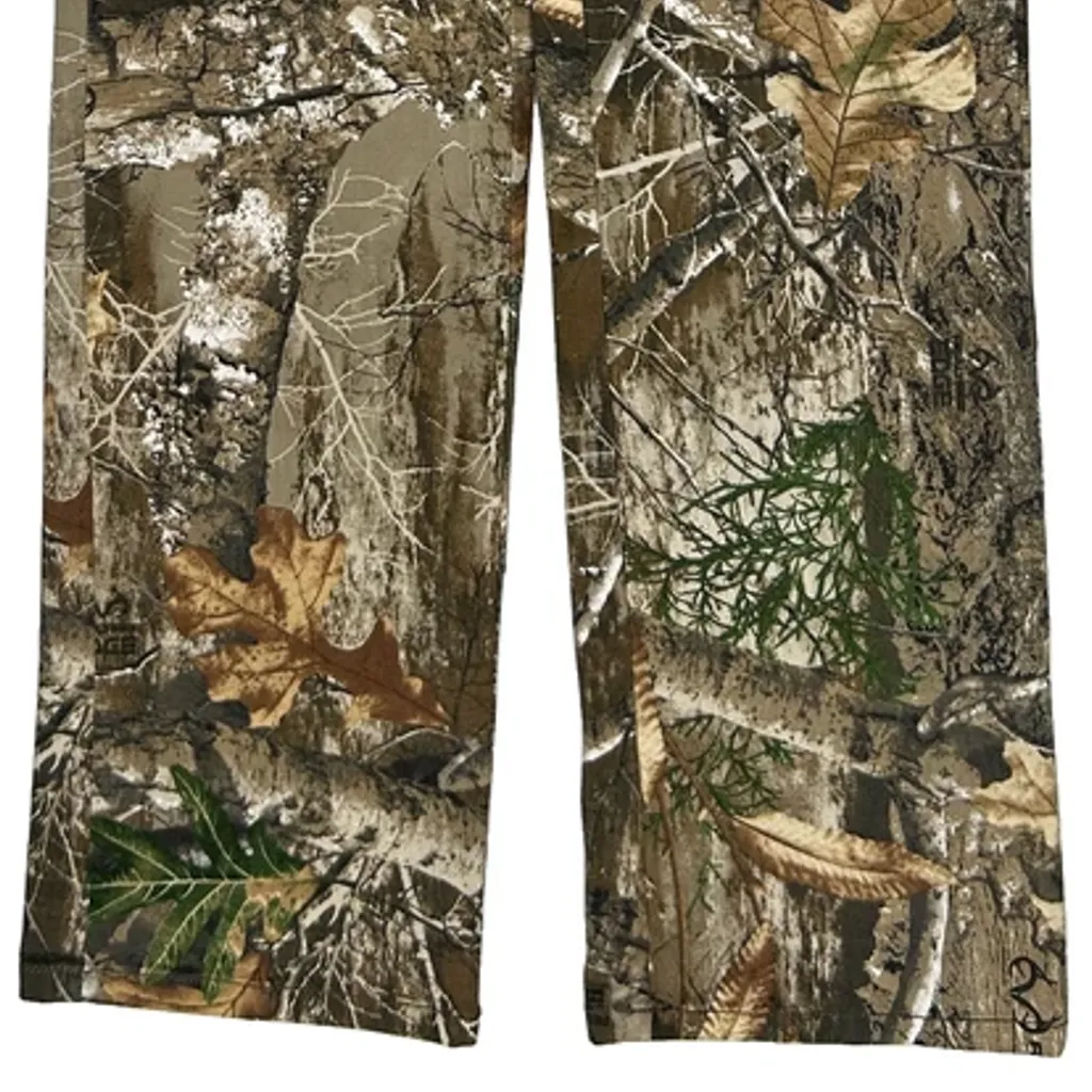 Realtree Camo Cargo Trousers - Small Green Cotton Blend - Image 5