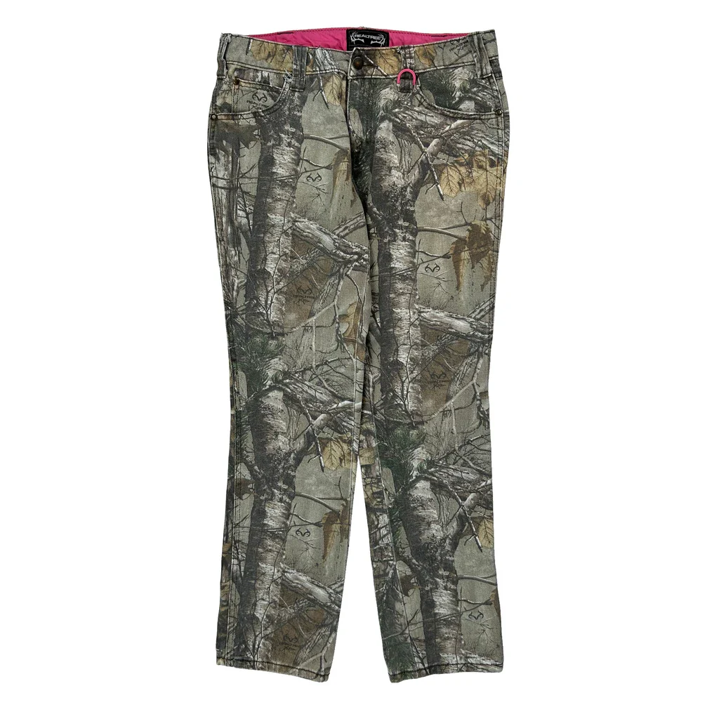 Realtree Cargo Trousers - 30W UK 10 Camo Cotton - Image 2