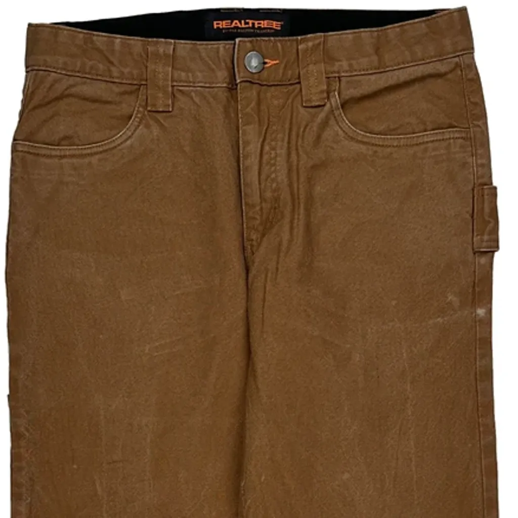 Realtree Carpenter Trousers - 32W 31L Brown Cotton - Image 9
