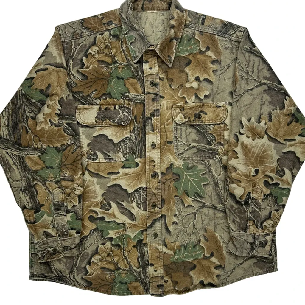 Realtree Flannel Shirt - XL Camo Cotton - Image 4