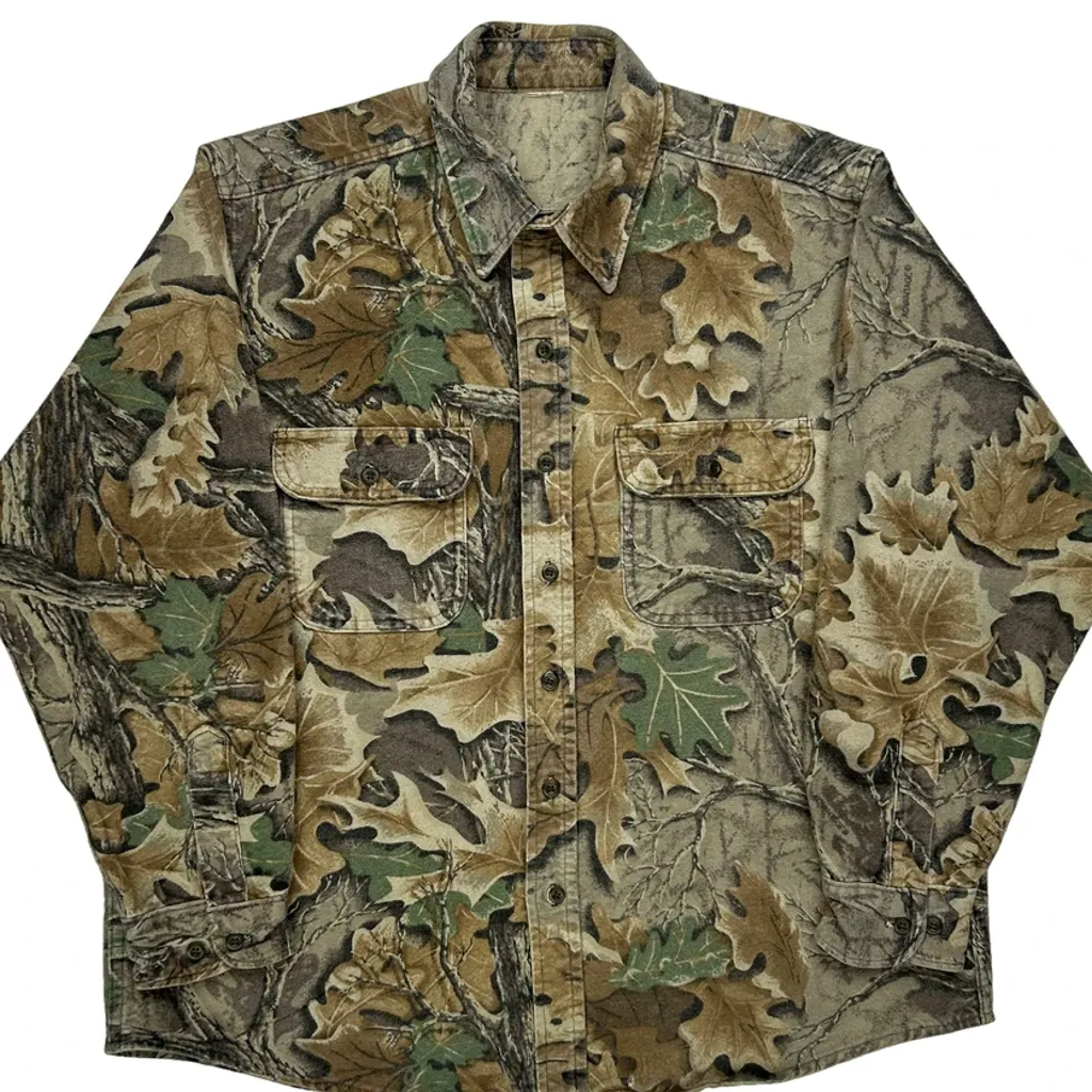 Realtree Flannel Shirt - XL Camo Cotton - Image 5