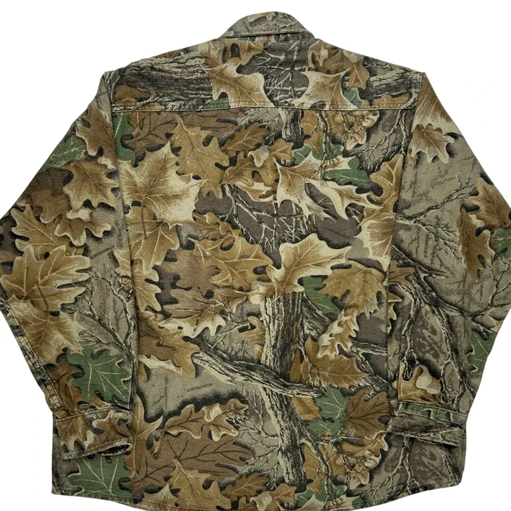 Realtree Flannel Shirt - XL Camo Cotton - Image 6