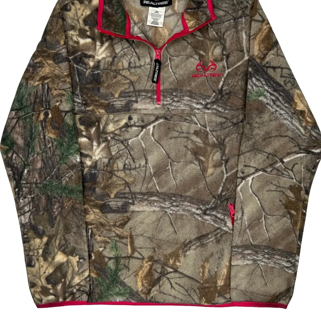 Realtree Camo Fleece - Large Green Polyester - Image 5