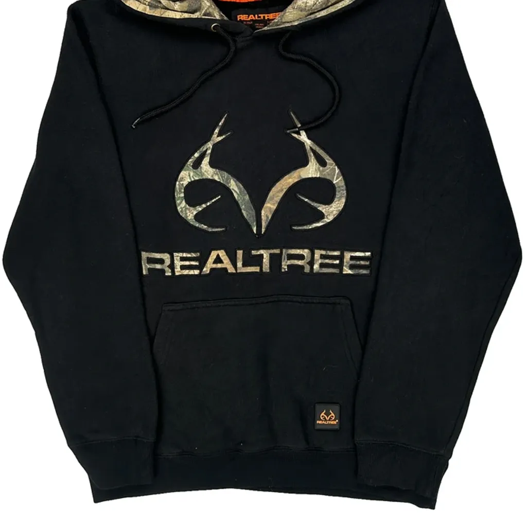Realtree Camo Hoodie - Small Black Cotton - Image 4