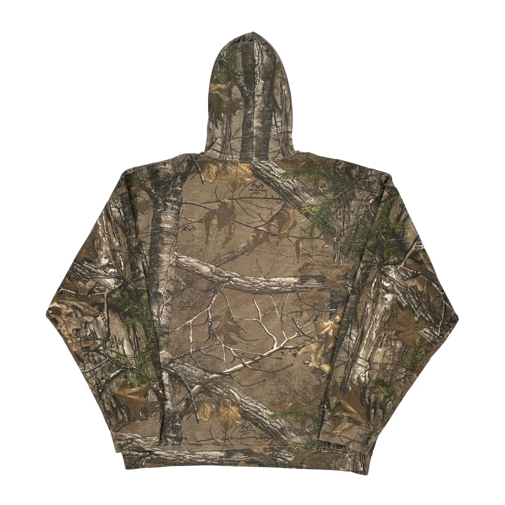 Realtree Camo Hoodie - XL Brown Cotton Blend - Image 2
