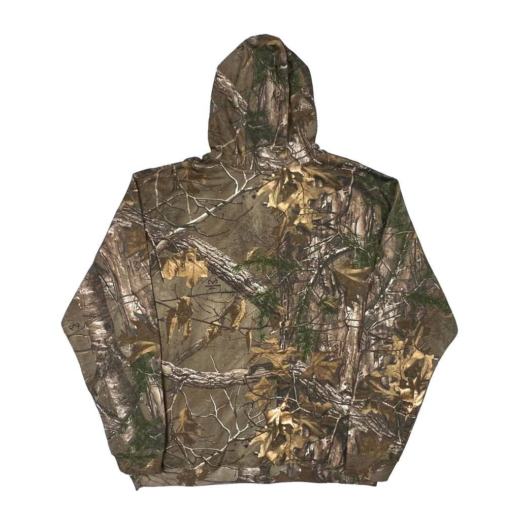 Realtree Camo Hoodie - 2XL Brown Cotton Blend - Image 2