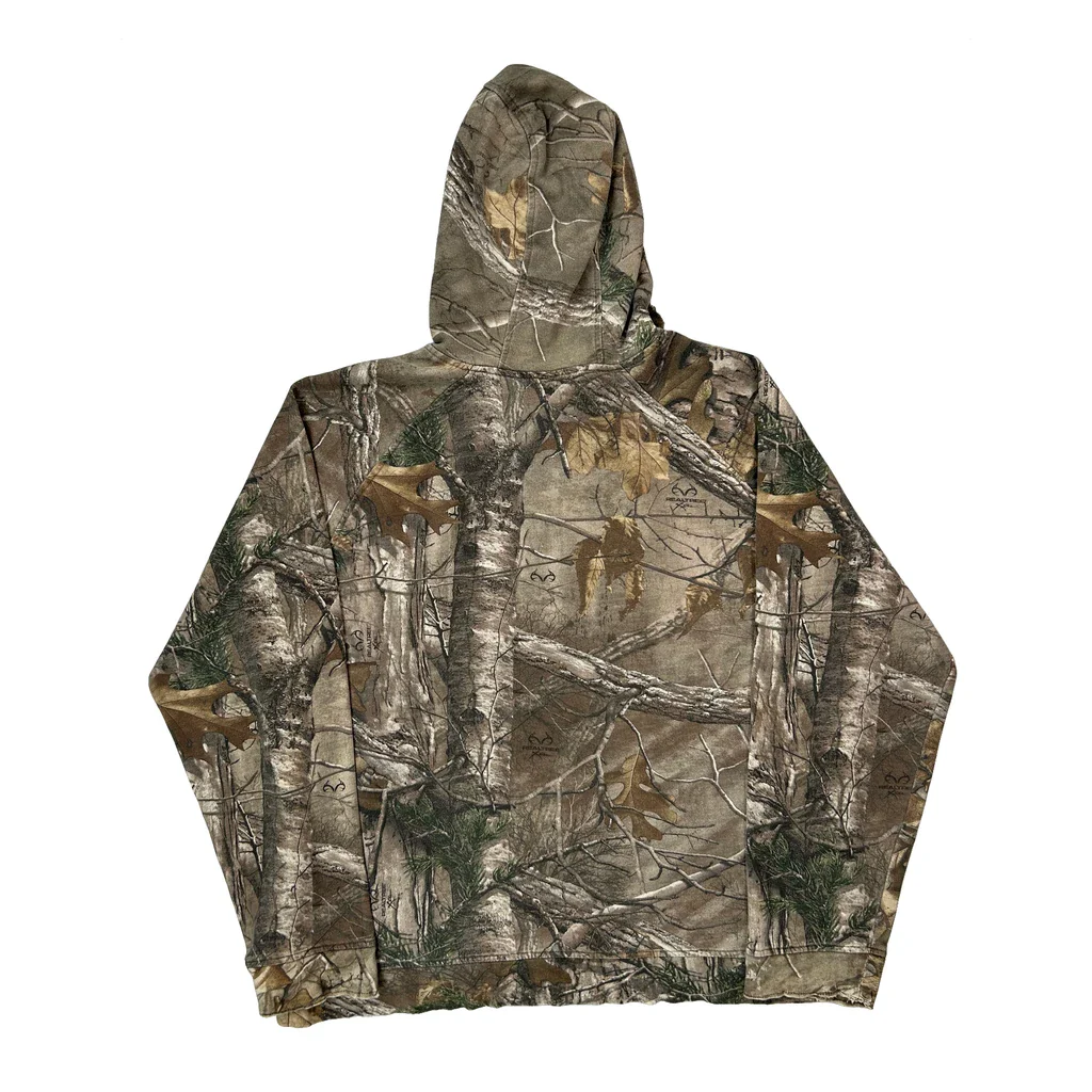 Realtree Hoodie - Large Camo Cotton - Image 2