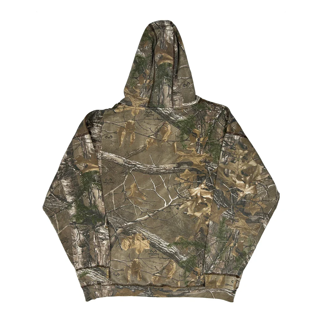 Realtree Camo Hoodie - 2XL Green Cotton Blend - Image 2