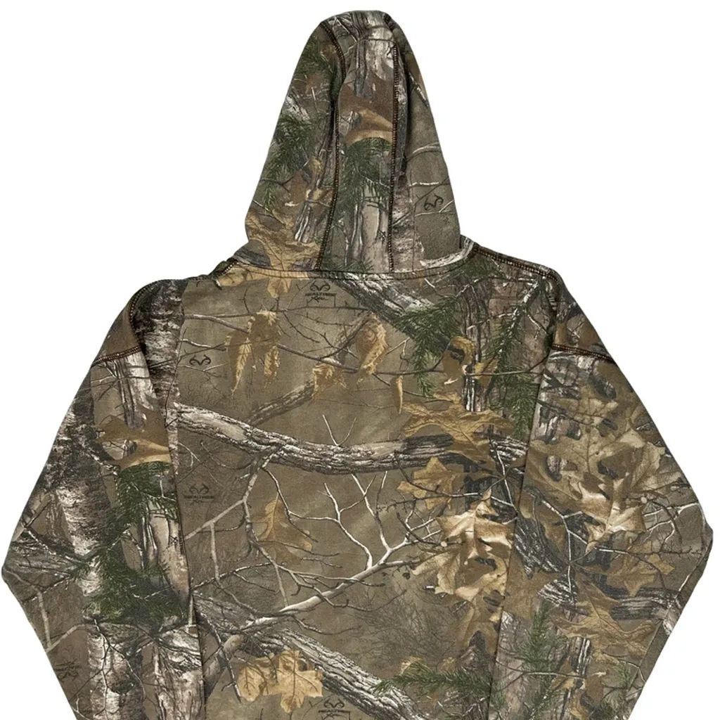 Realtree Camo Hoodie - 2XL Green Cotton Blend - Image 7