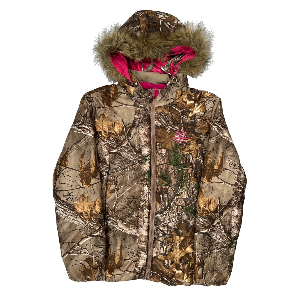 Realtree Camo Jacket - XL Brown Polyester