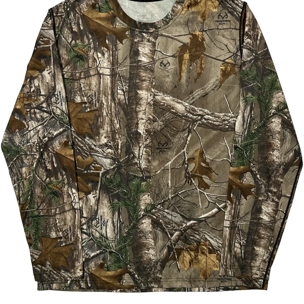 Realtree Camo Long Sleeve T-Shirt - Medium Camo Polyester - Image 5