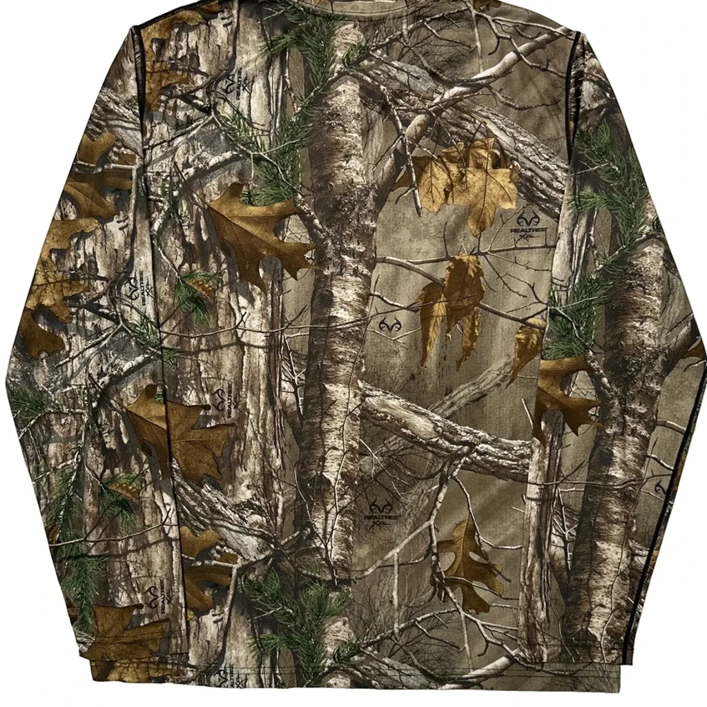 Realtree Camo Long Sleeve T-Shirt - Medium Camo Polyester - Image 6
