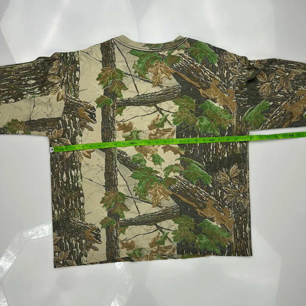 Realtree Long Sleeve T-Shirt - XL Camo Cotton - Image 3