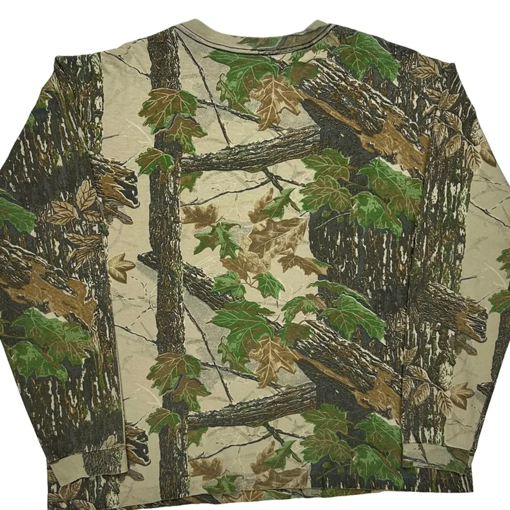 Realtree Long Sleeve T-Shirt - XL Camo Cotton - Image 7