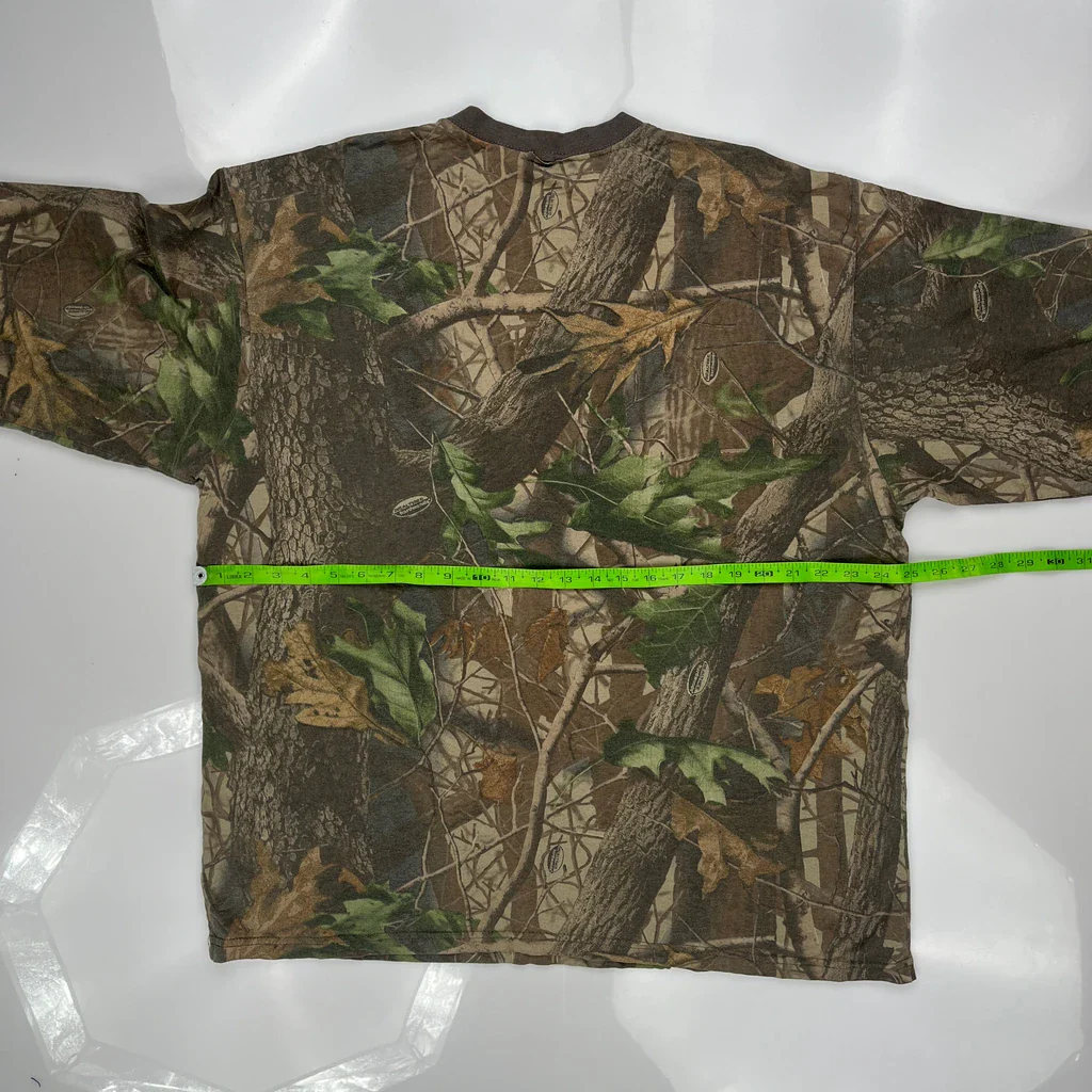 Realtree Camo Long Sleeve T-Shirt - XL Camo Cotton - Image 3