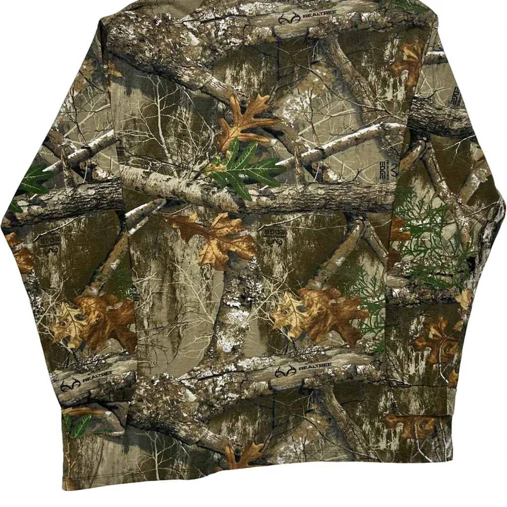 Realtree Long Sleeve T-Shirt - 2XL Camo Cotton Blend - Image 6