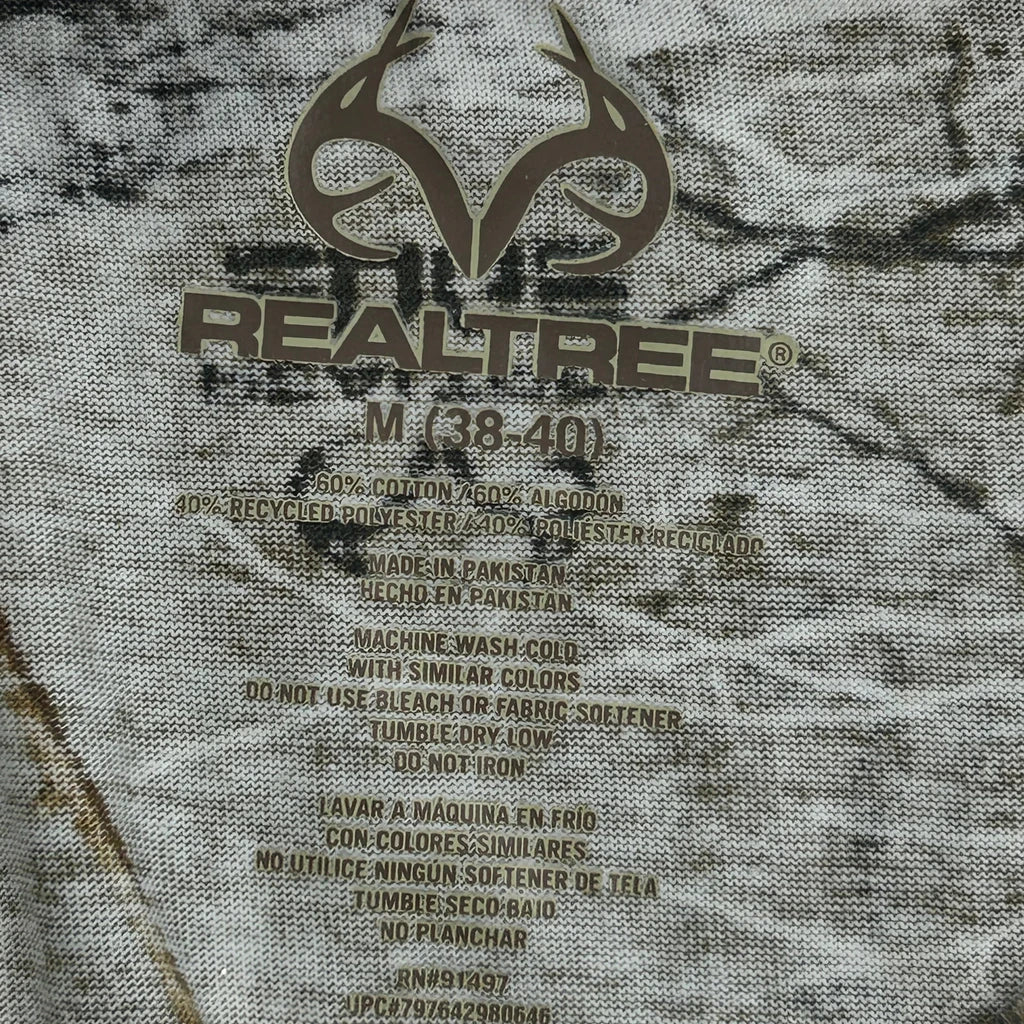 Realtree Camo T-Shirt - Medium Brown Cotton - Image 3