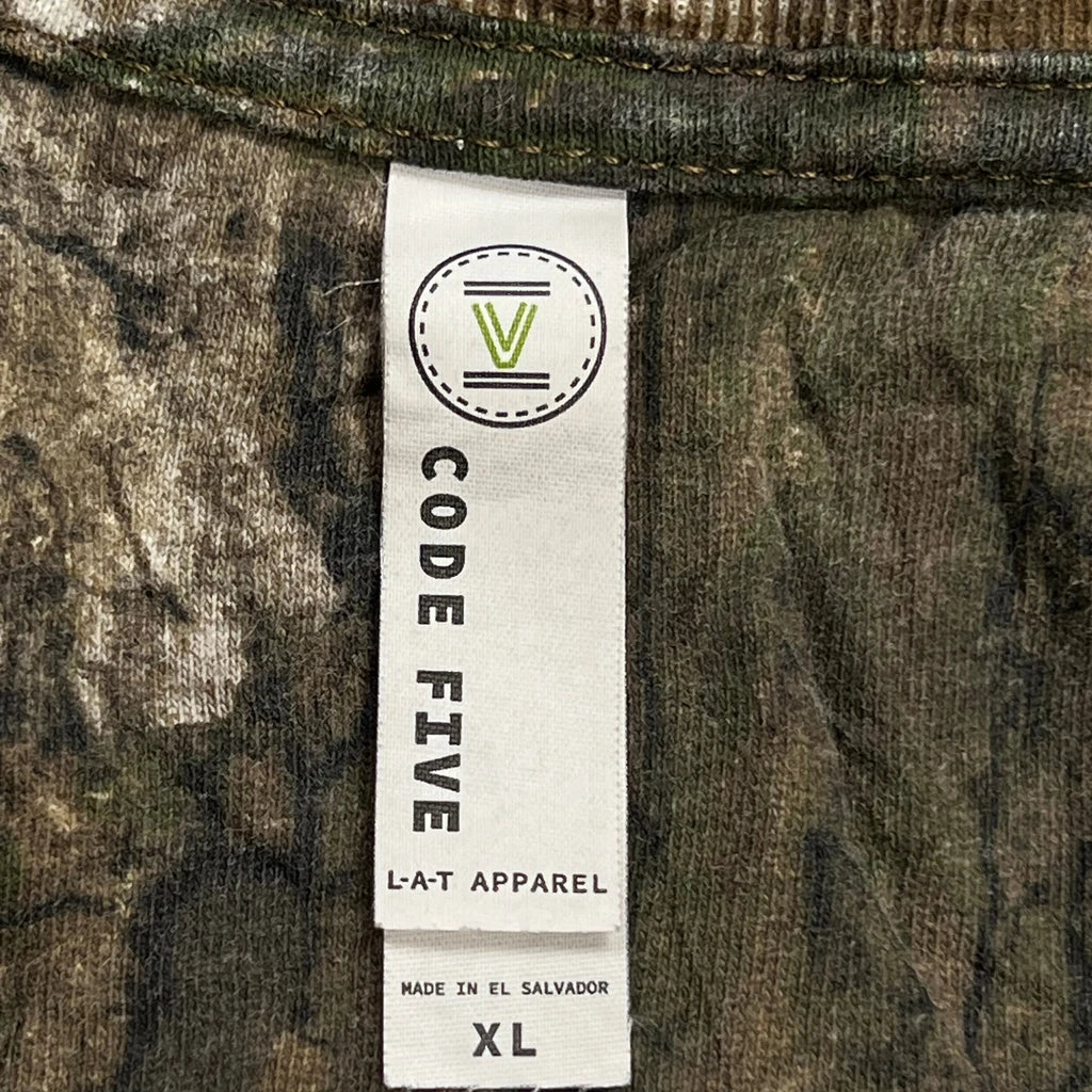 Realtree Camo T-Shirt - XL Camo Cotton - Image 3
