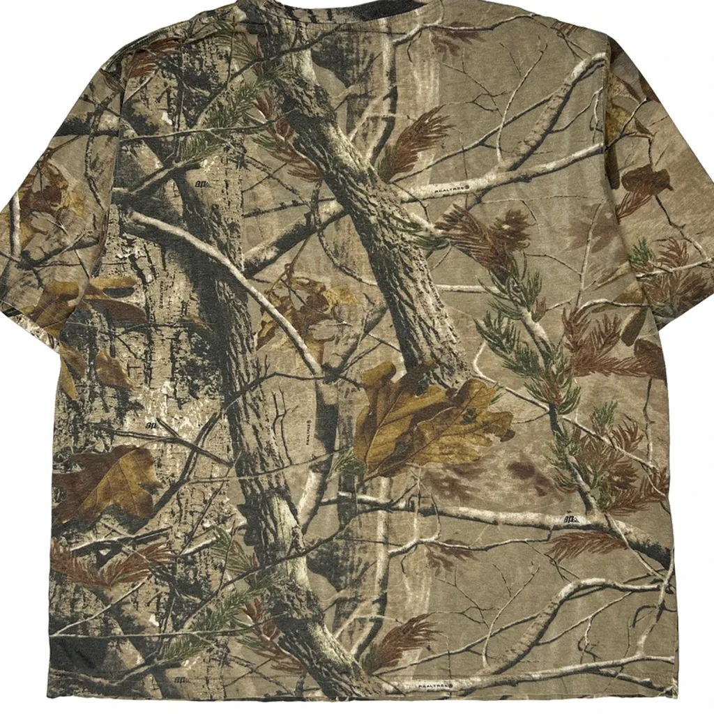 Realtree Camo T-Shirt - 2XL Green Cotton Blend - Image 8