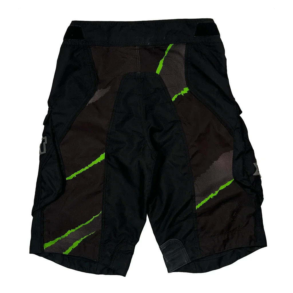 Recon Freestyle Pant Shift Cargo Motor Sport Shorts - 36″ Waist Black Polyester - Image 2