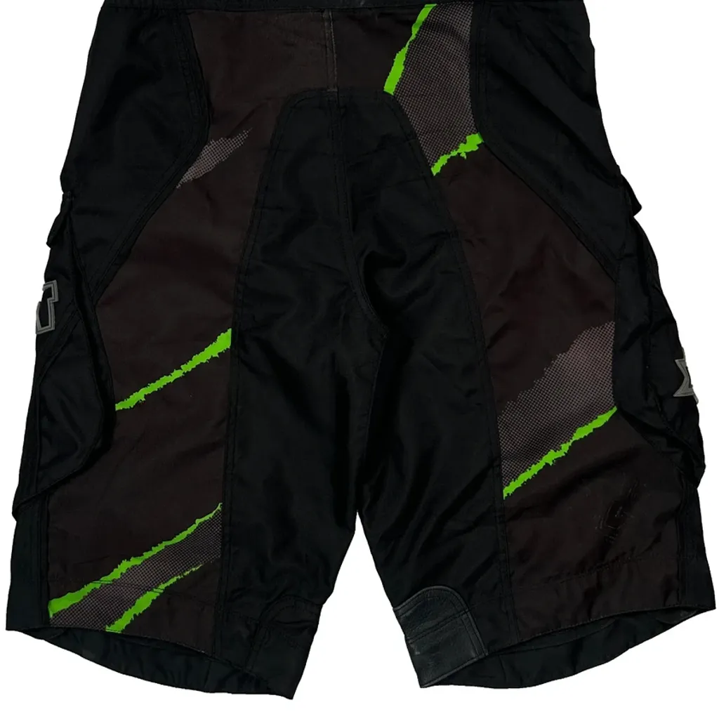 Recon Freestyle Pant Shift Cargo Motor Sport Shorts - 36″ Waist Black Polyester - Image 7