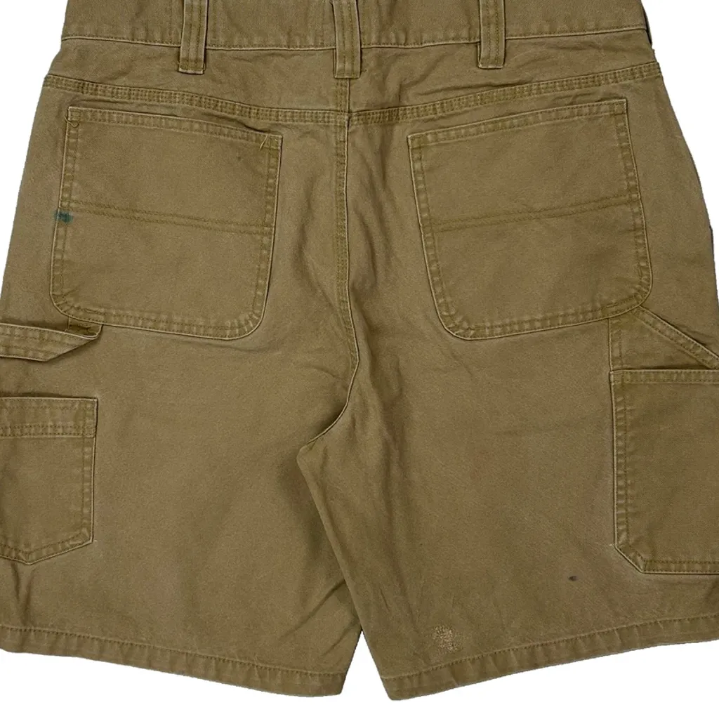 Red Head Carpenter Shorts - 34W 9L Khaki Cotton - Image 7