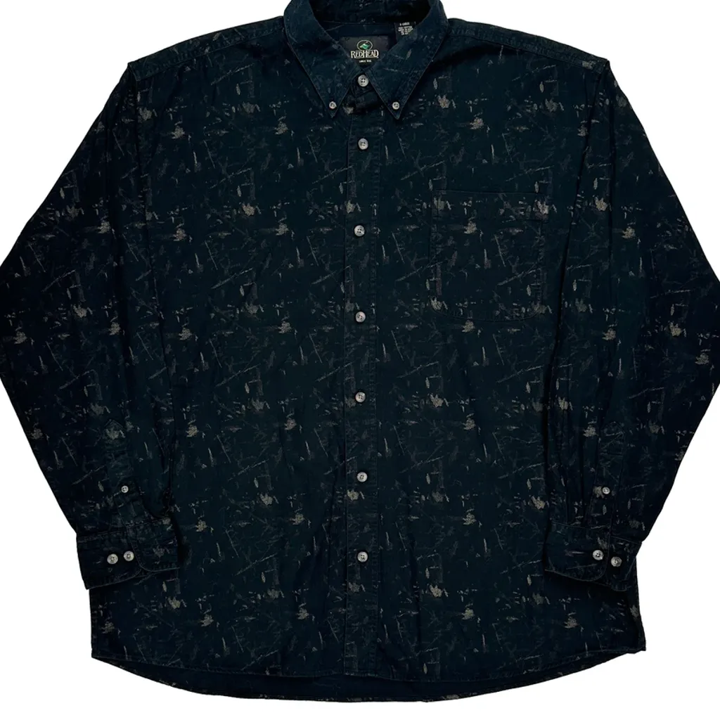 Red Head Graphic Shirt - XL Black Cotton - Image 4