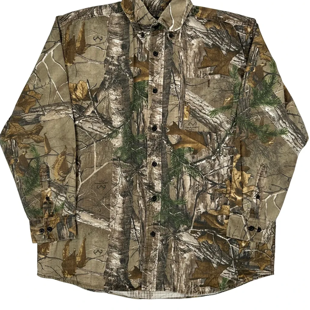 Red Head Camo Shirt - Large Camo Cotton - Image 4