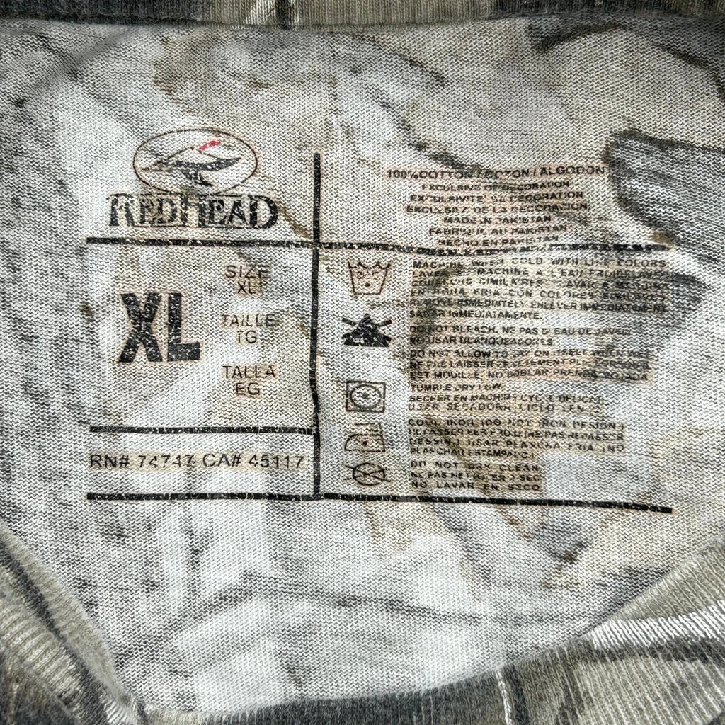 Red Head T-Shirt - XL Camo Cotton - Image 3