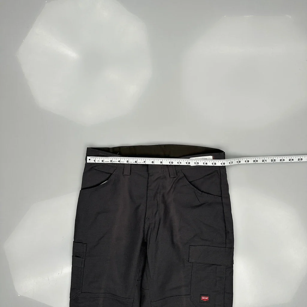 Red Kap Cargo Trousers - 32W 30L Black Polyester Blend - Image 3