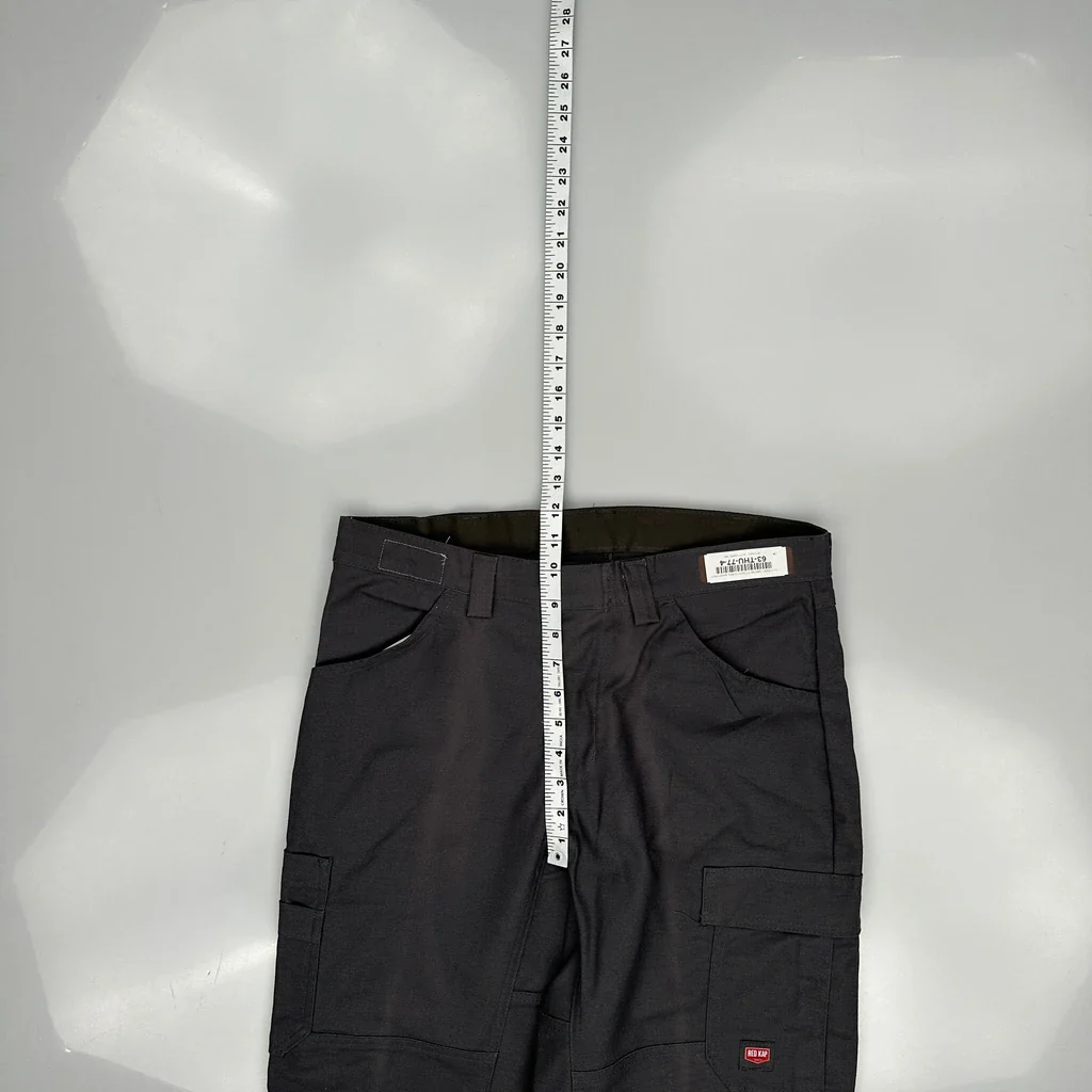Red Kap Cargo Trousers - 32W 30L Black Polyester Blend - Image 4