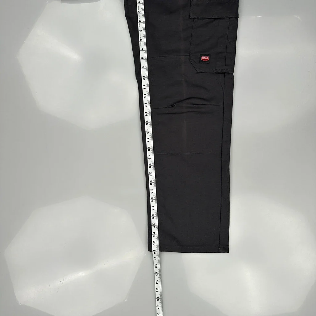 Red Kap Cargo Trousers - 32W 30L Black Polyester Blend - Image 5