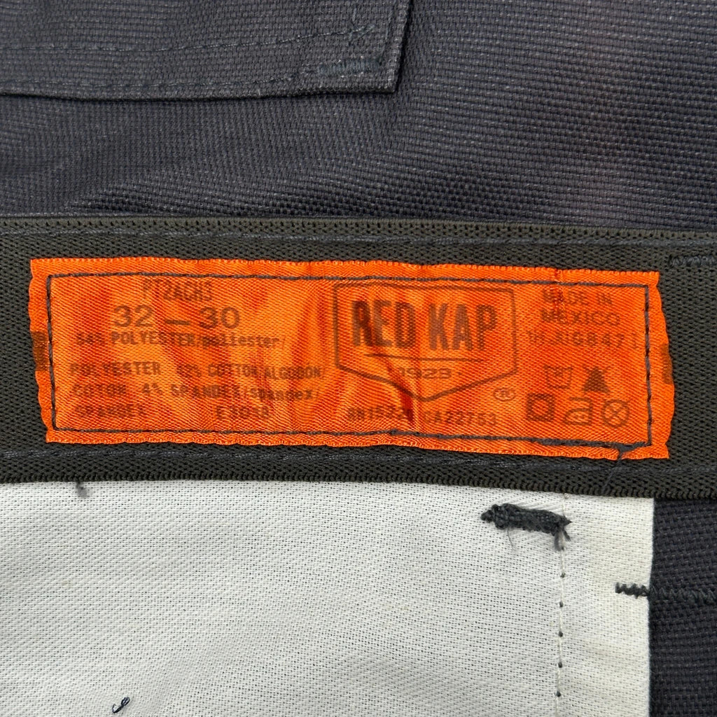 Red Kap Cargo Trousers - 32W 30L Black Polyester Blend - Image 6