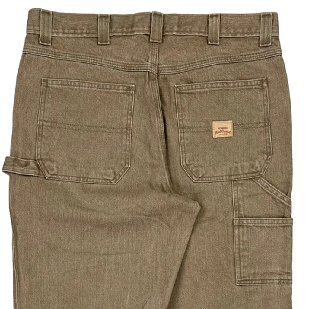 Red Kap Carpenter Trousers - 34W 30L Brown Cotton - Image 7