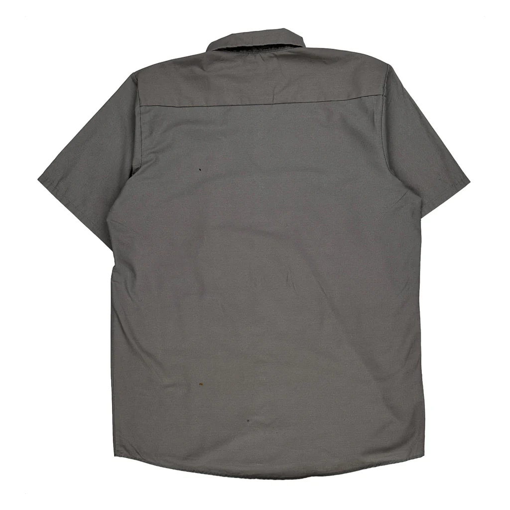 Red Kap Short Sleeve Shirt - Large Grey Polyester Blend - Image 2