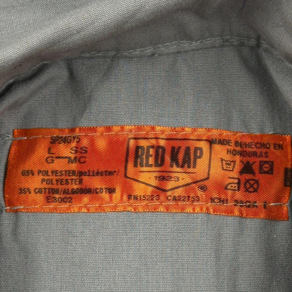 Red Kap Short Sleeve Shirt - Large Grey Polyester Blend - Image 5