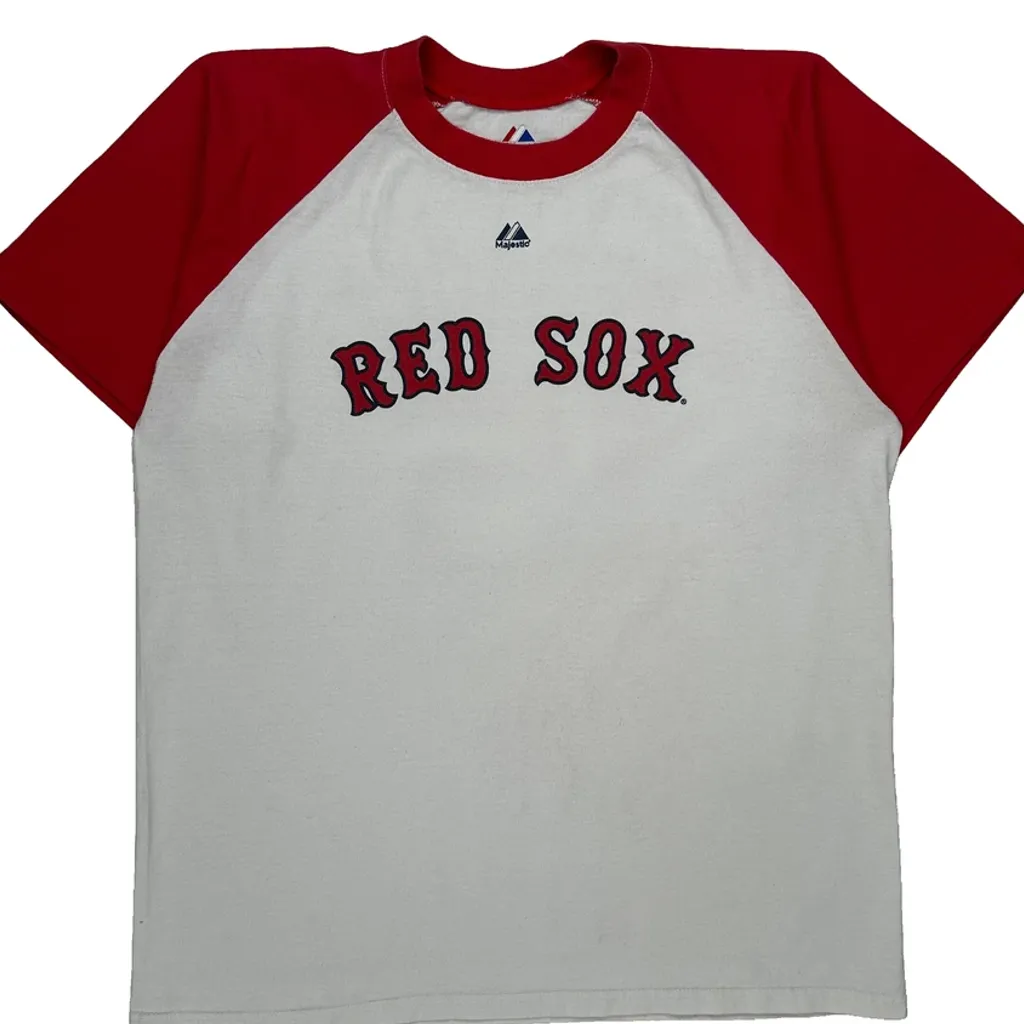 Red Sox Majestic Mlb Jersey - Large White Cotton - Image 5