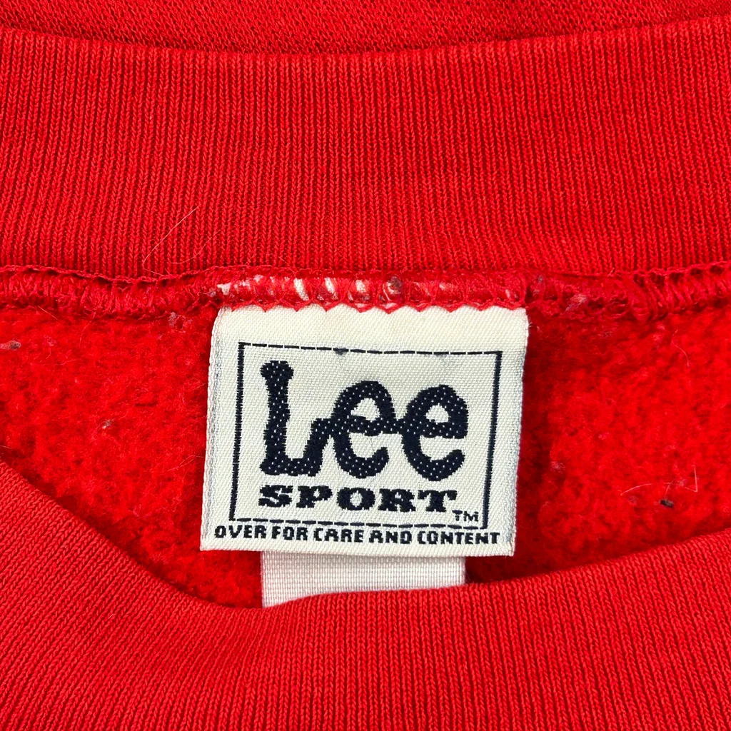 Red Sox Vs Yankees Lee Sport Graphic Sweatshirt - Large Red Cotton - Image 4