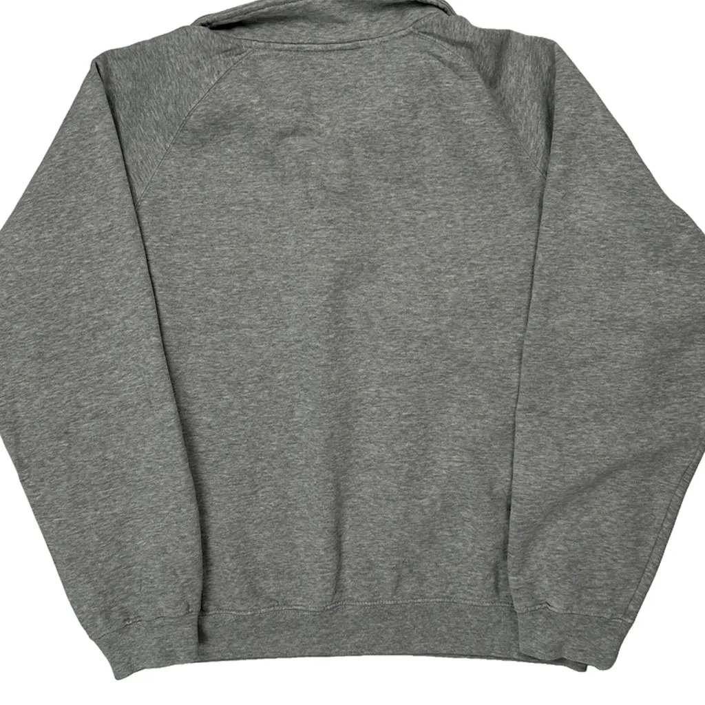 Reebok 1/4 Zip - Medium Grey Cotton Blend - Image 6