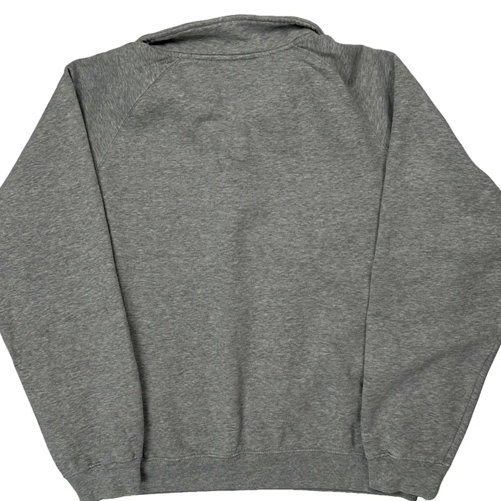 Reebok 1/4 Zip - Medium Grey Cotton Blend - Image 7
