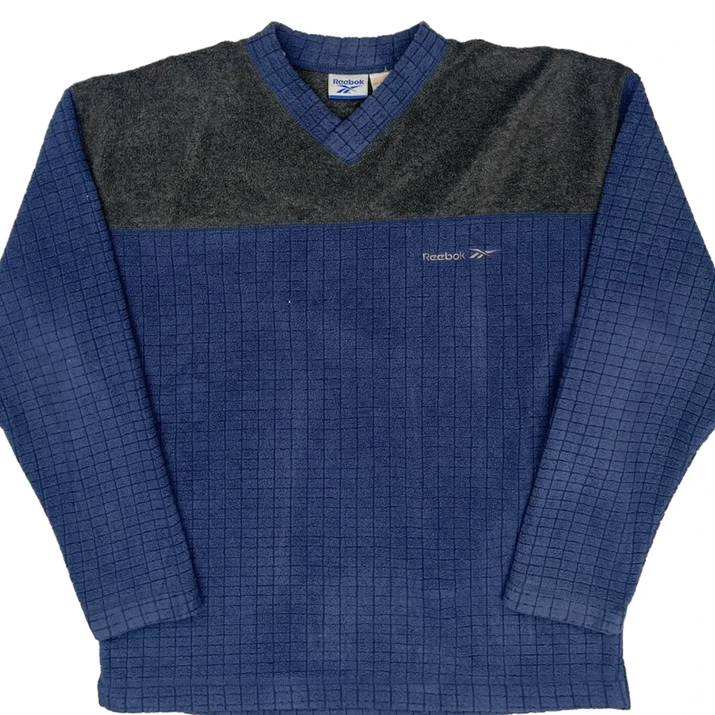 Reebok Fleece - Small Blue Polyester - Image 4